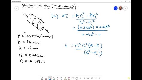 test to see how thick a cylinder wall is|thick wall cylinder calculation.